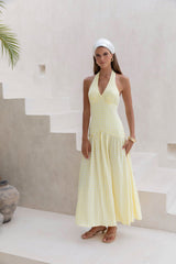 Calling Your Name Maxi Dress Yellow