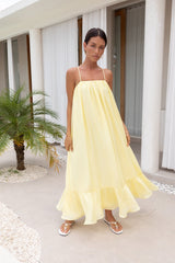 Limoncello Spritz Maxikleid Gelb