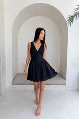 Softly Dreaming Minikleid Schwarz