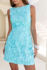 Junebug Mini Dress Blue