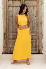 Maxikleid Lifetime Gelb