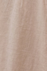 Lacey Maxikleid aus 100 % Leinen, Weiß