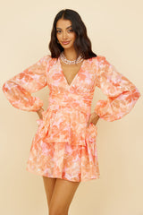 Moment, in dem ich wusste, Kleid orange