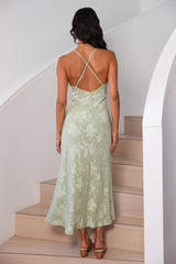 Maxikleid „Expectations“ Grün