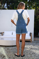 RIDERS BY LEE 90's Dungaree Short River Fade