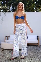 Brilliant-Glückselige Hose, Blau