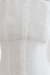 Dainty Style Mini Dress White