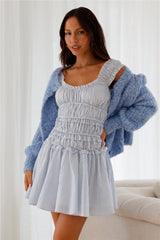 Eiskönigin Strickjacke Blau