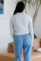 Winter Bliss Strickjacke Grau