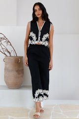 Dreaming Softly Vest Top Black