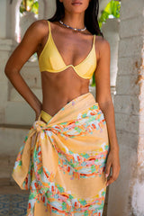 FORTUNATE ONE Marbella Sarong Casablanca Print