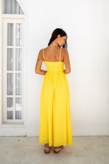 FORTUNATE ONE Blushing Lovers Maxikleid Gelb