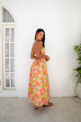 FORTUNATE ONE In Bloom Maxikleid mit Blumenmuster