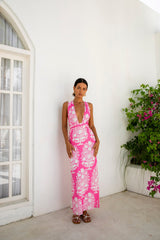 FORTUNATE ONE Harper Maxikleid Rosa