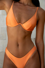FORTUNATE ONE Paros Swim Bottom Papaya