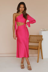 Hold Your Shine Maxikleid Pink