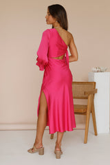 Hold Your Shine Maxikleid Pink