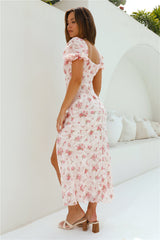 Making Me Blush Maxikleid Pink