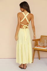 Blink Twice Maxikleid Gelb