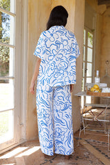 Leinenhemd „Tranquility“ Blau