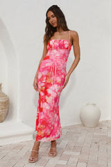Maxikleid „Catching Feelings“ Pink