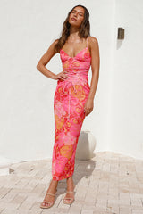 Sangria Sommer Maxikleid Rosa