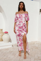 Midikleid „Comprehend It“ in Pink