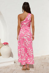 Hawaiian Party Maxikleid Pink