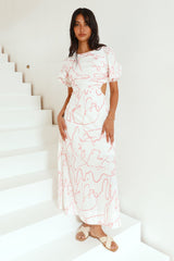Maxikleid „On The Move“ Pink