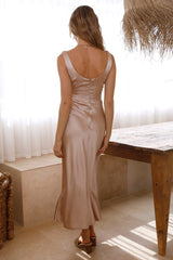 When You Breathe Maxi Dress Rosa