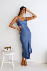 Touch The Sky Maxi Dress Blue