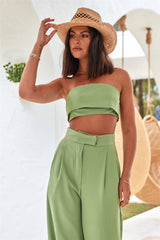 Solaris Crop Top Grün