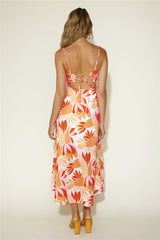 Sommerliebe Maxikleid Orange
