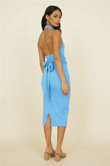 Best of Times Midi Dress Blue