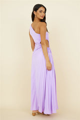 Dein Versprechen Maxi-Kleid Lila