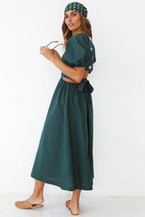 No Matter Maxi Dress Forest Green