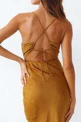 Forever Fresh Maxikleid Braun