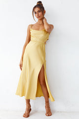 Burning Stars Maxi Dress Yellow