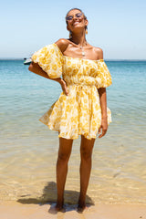 Love In The Sand Dress Gelb