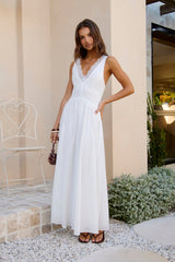 Villa Nova Maxikleid Weiß