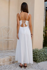 Villa Nova Maxikleid Weiß