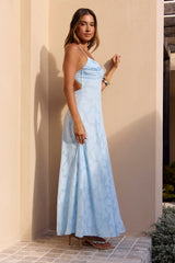 Maxikleid „Lost In The Skies“ in Blau