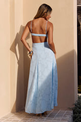 Maxikleid „Lost In The Skies“ in Blau