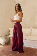 To Be Seen Pants Maroon