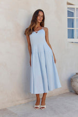 Rising Suns Midikleid Blau