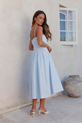 Rising Suns Midikleid Blau