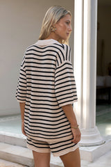SEVEN WONDERS Cherie Strickhemd Sand