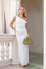 Elegantes Off-Shoulder-Top in Weiß